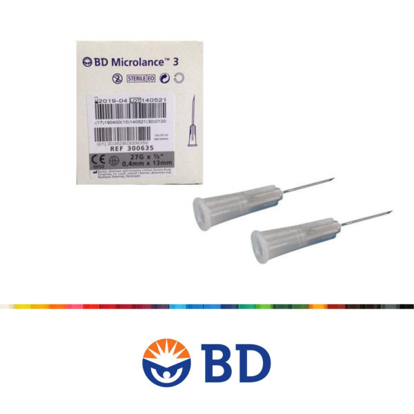 13mm PRF injektionskanyle, 27G, 100 pcs - 700-027