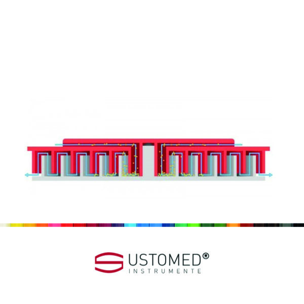 90-628-065 Ustomed Demi Steril Container uden behov for poser, Small size, 65 mm høj - Image 3