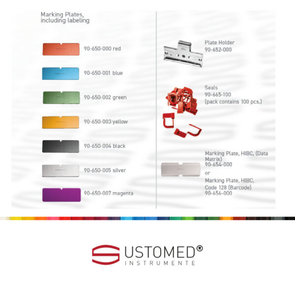 90-340-008 Ustomed steriliserings- og opbevaringsramme til 8 instrumenter, 1 pcs - Image 5